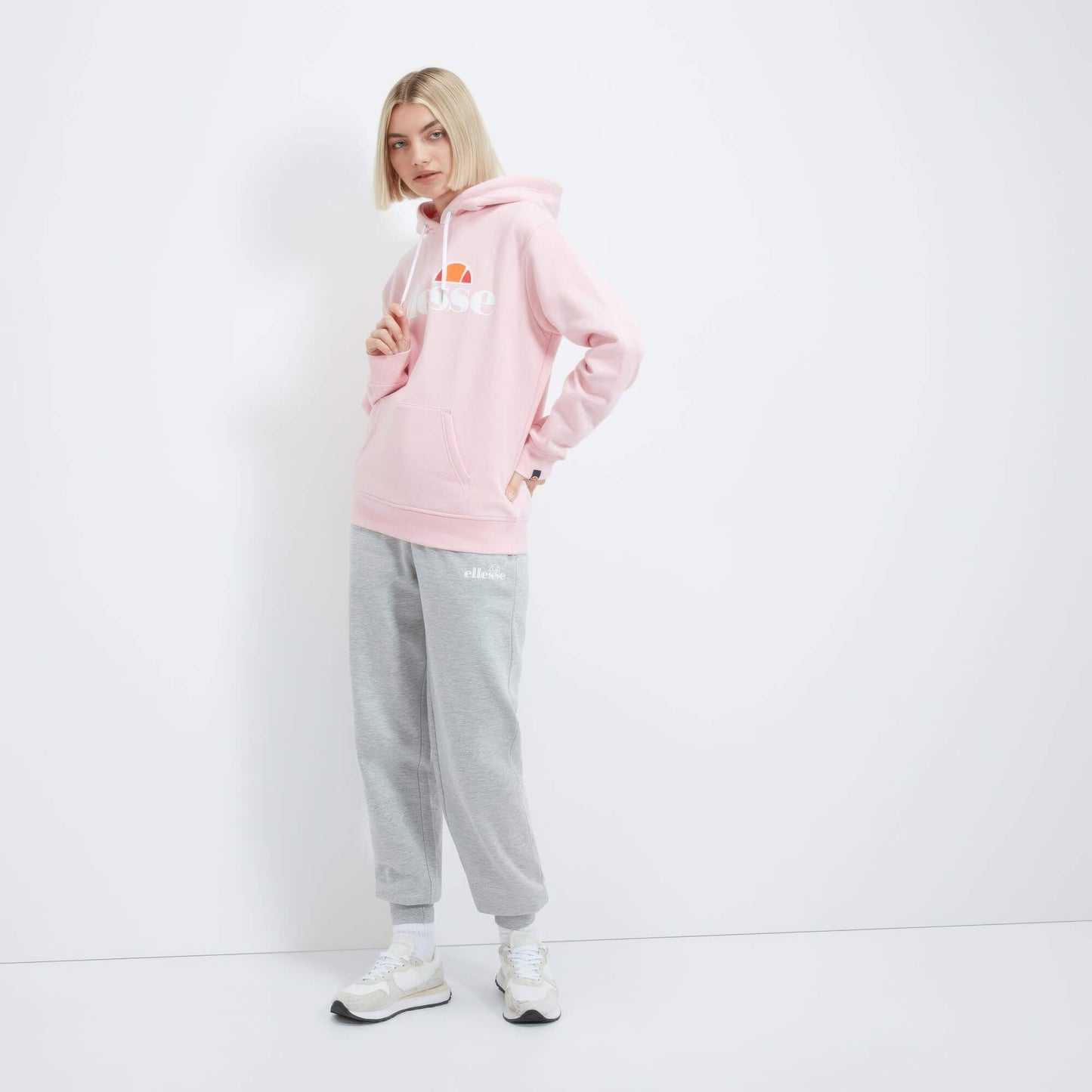 Dámska mikina s kapucňou Ellesse Torices OH Hoody bledoružová