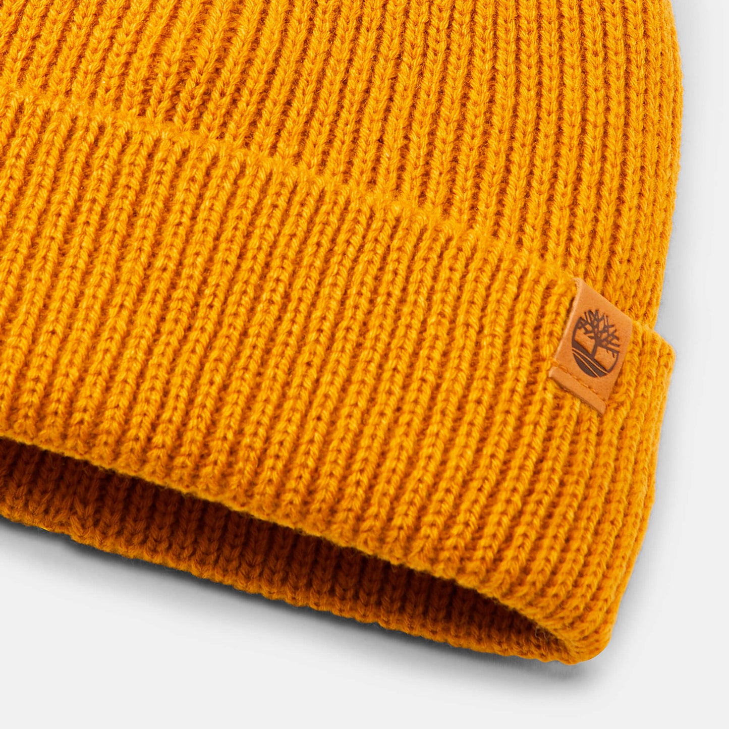 Zimná čiapka Timberland Fisherman Beanie Wheat svetlohnedá