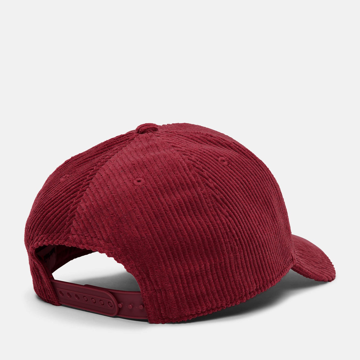 Unisex manšestrová šiltovka Timberland Corduroy Cap tmavočervená