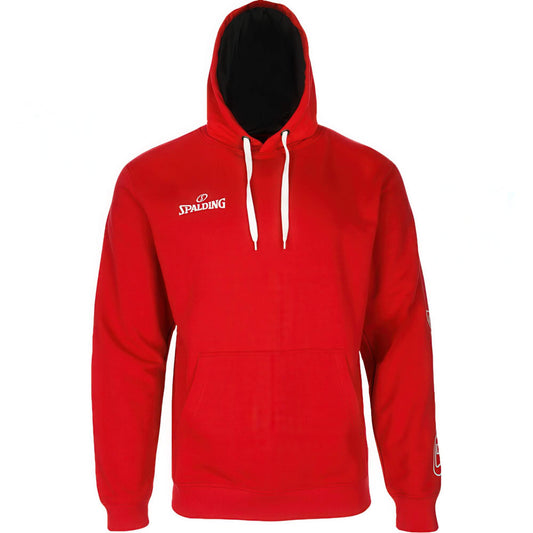 Mikina s kapucňou Spalding TEAM II Hoodie červená