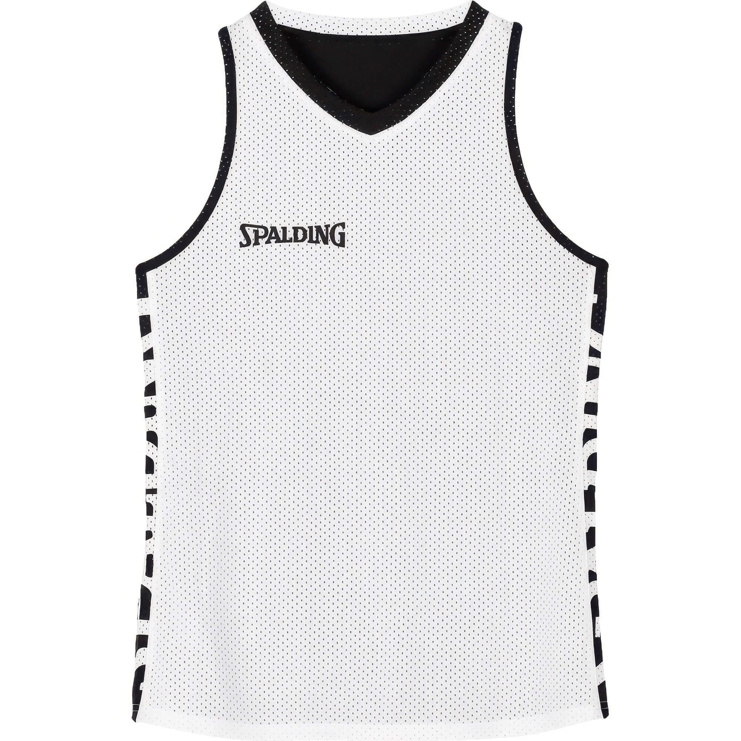 Obojstranné dámske basketbalové tielko Spalding Essential Reversible Tank Top 4HER čierno/biele