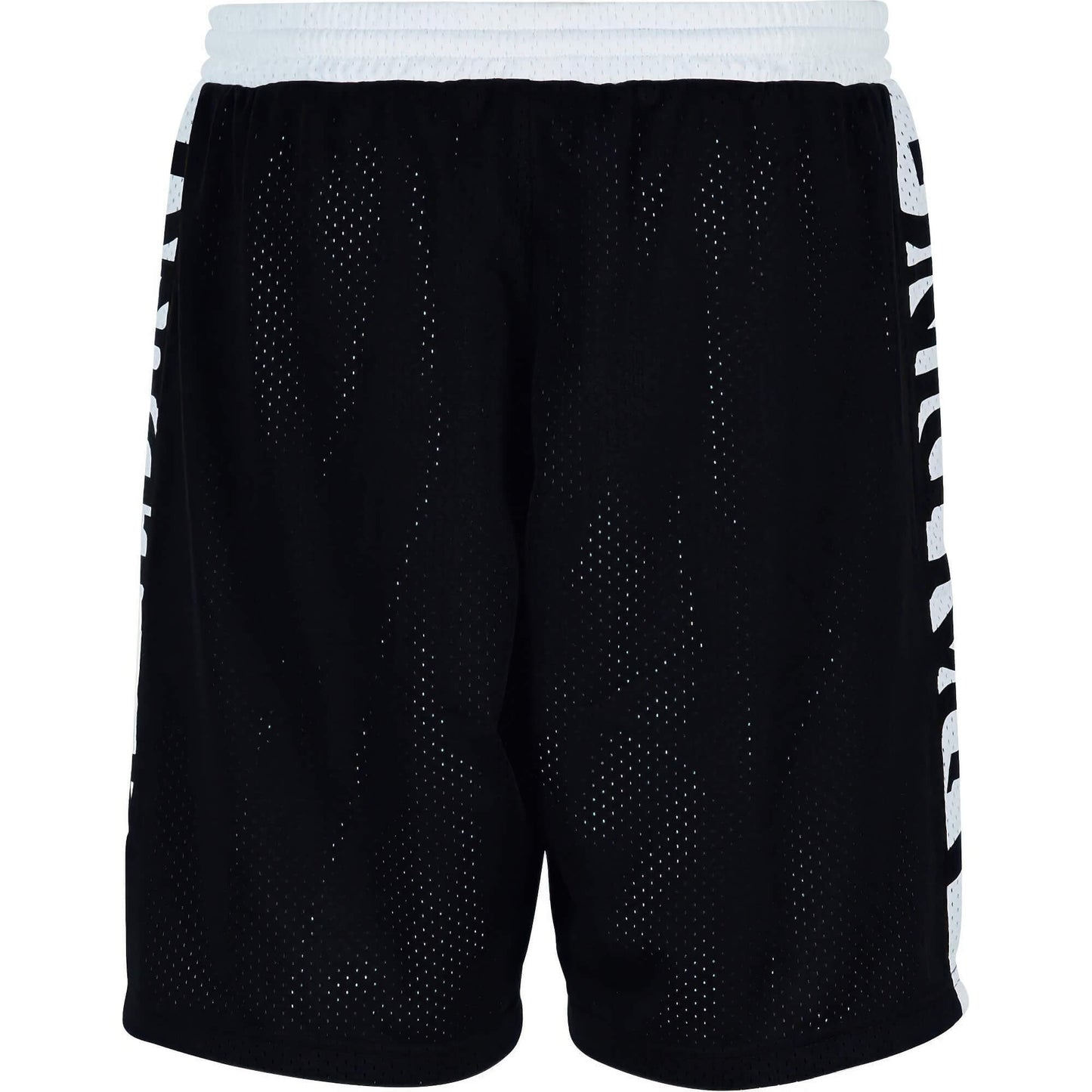 Dámske obojstranné basketbalové šorkty Spalding Essential Reversible Shorts 4HER čierno/biele