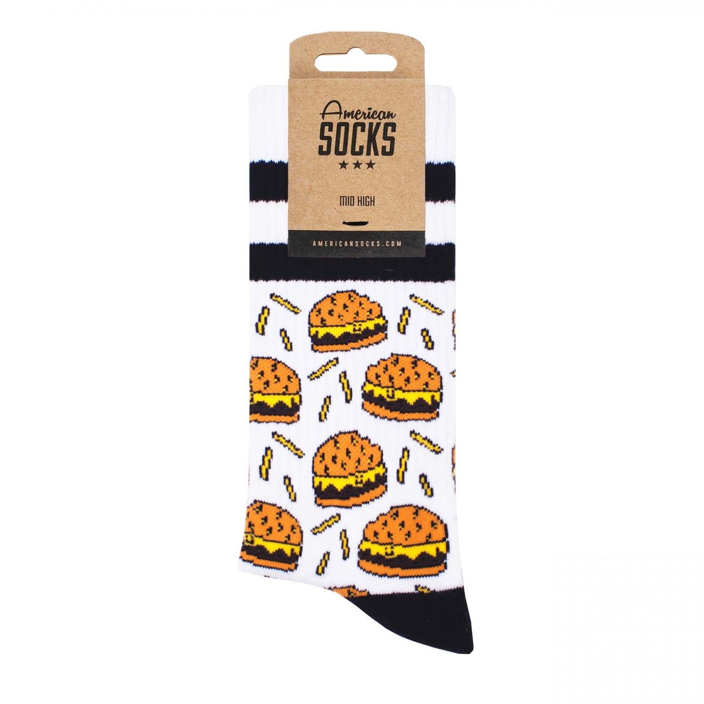 Ponožky American Socks Burger Mania - Mid High