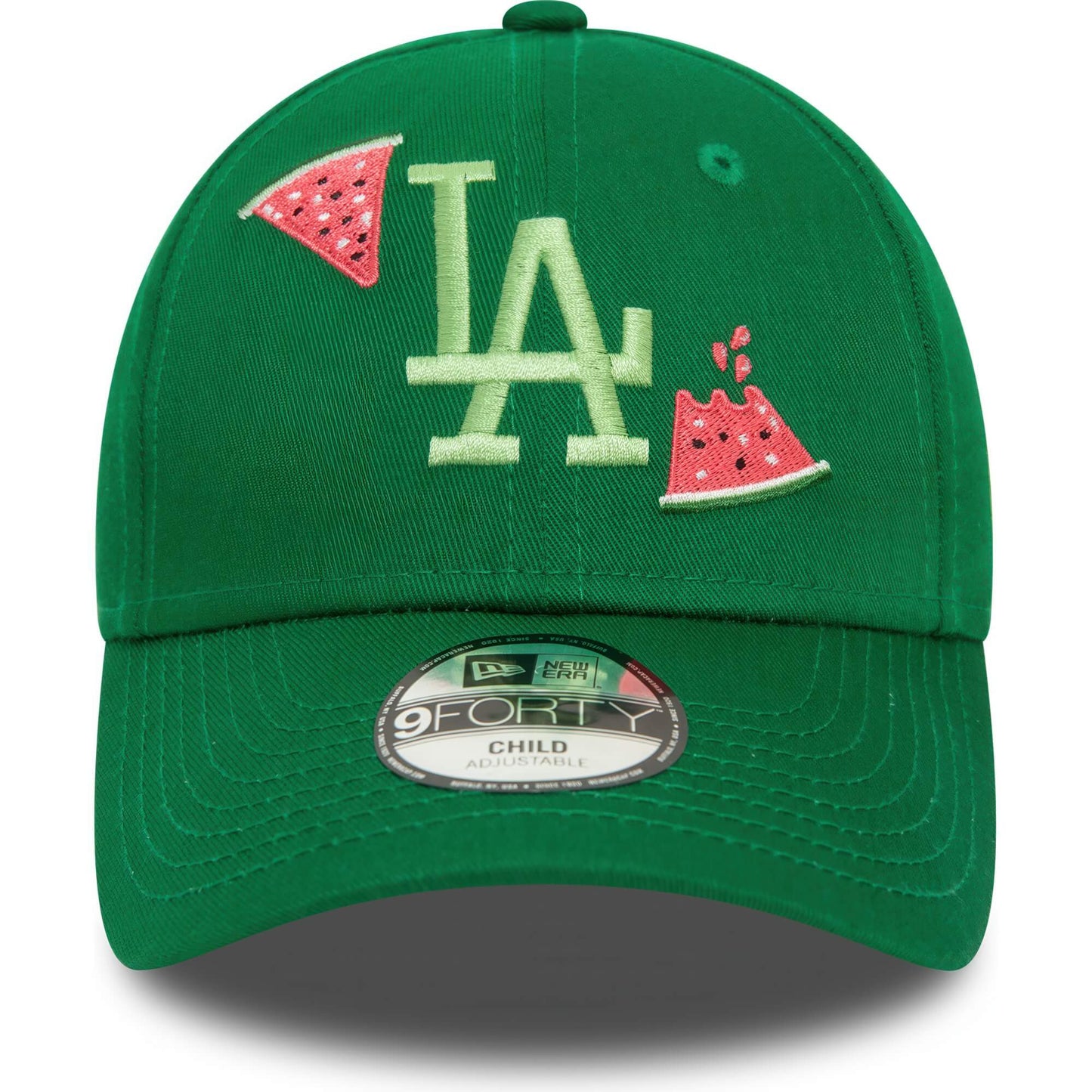 Detská šiltovka New Era 940K MLB LA Dodgers Child Watermelon Green 9FORTY Adjustable Cap zelená