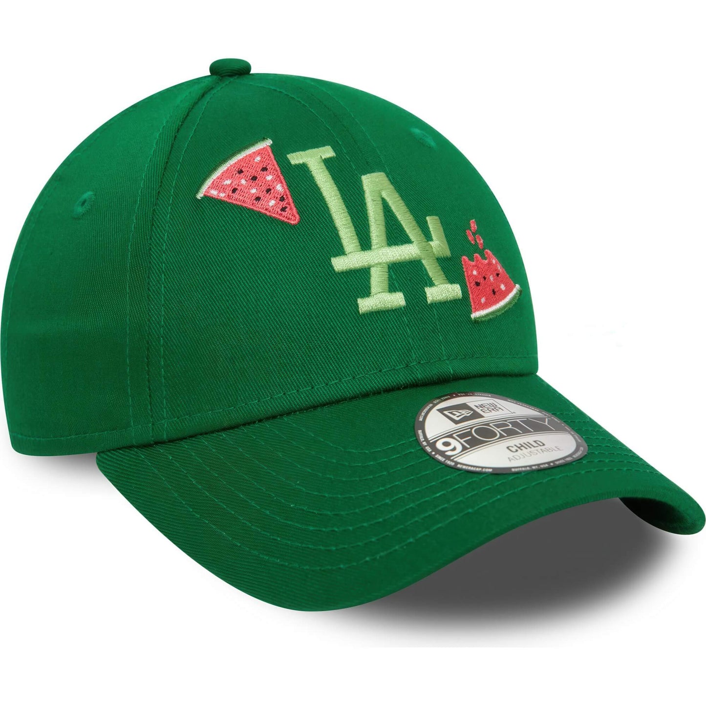 Detská šiltovka New Era 940K MLB LA Dodgers Child Watermelon Green 9FORTY Adjustable Cap zelená