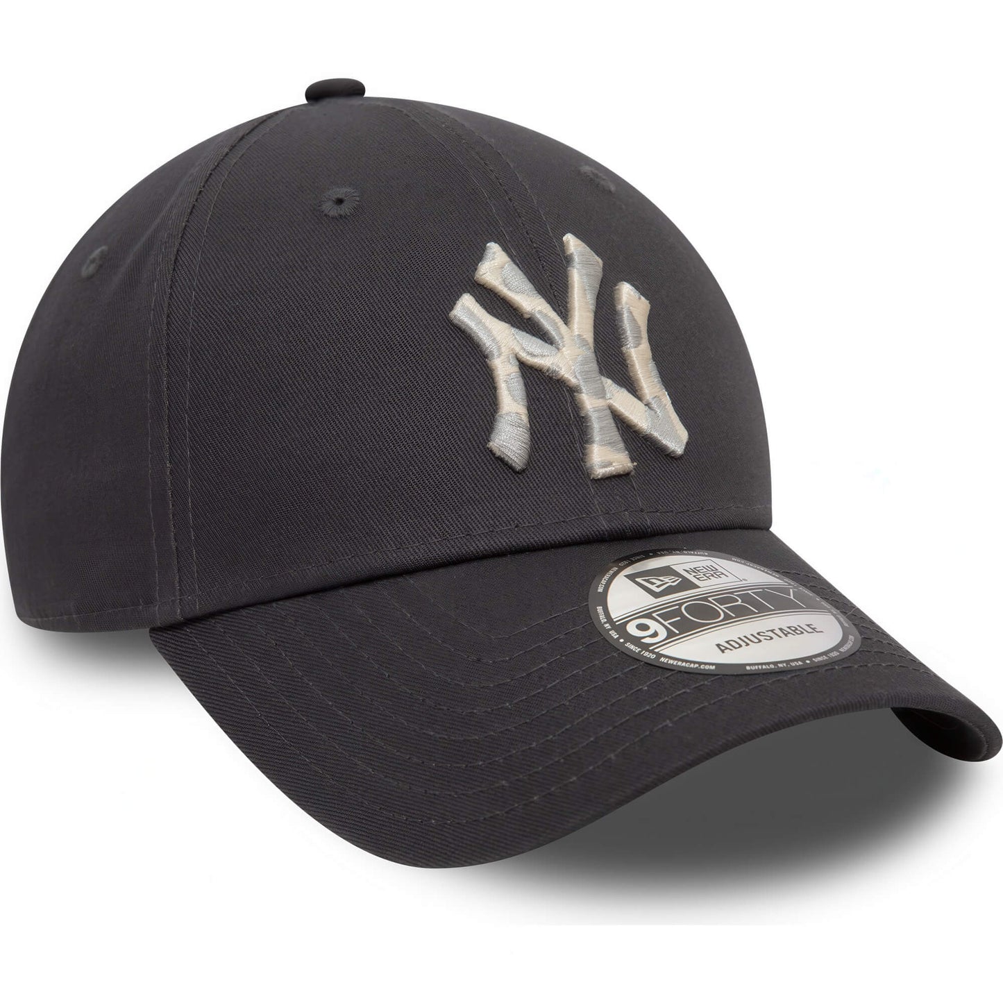 Šiltovka New Era 940 MLB New York Yankees Animal Infill Dark Grey 9FORTY Adjustable Cap tmavošedá