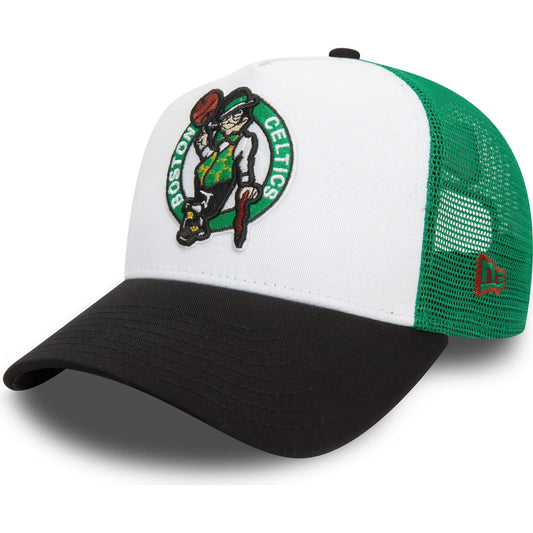 Šiltovka so sieťkou New Era 940 Boston Celtics NBA Black 9FORTY A-Frame Trucker Cap čierna