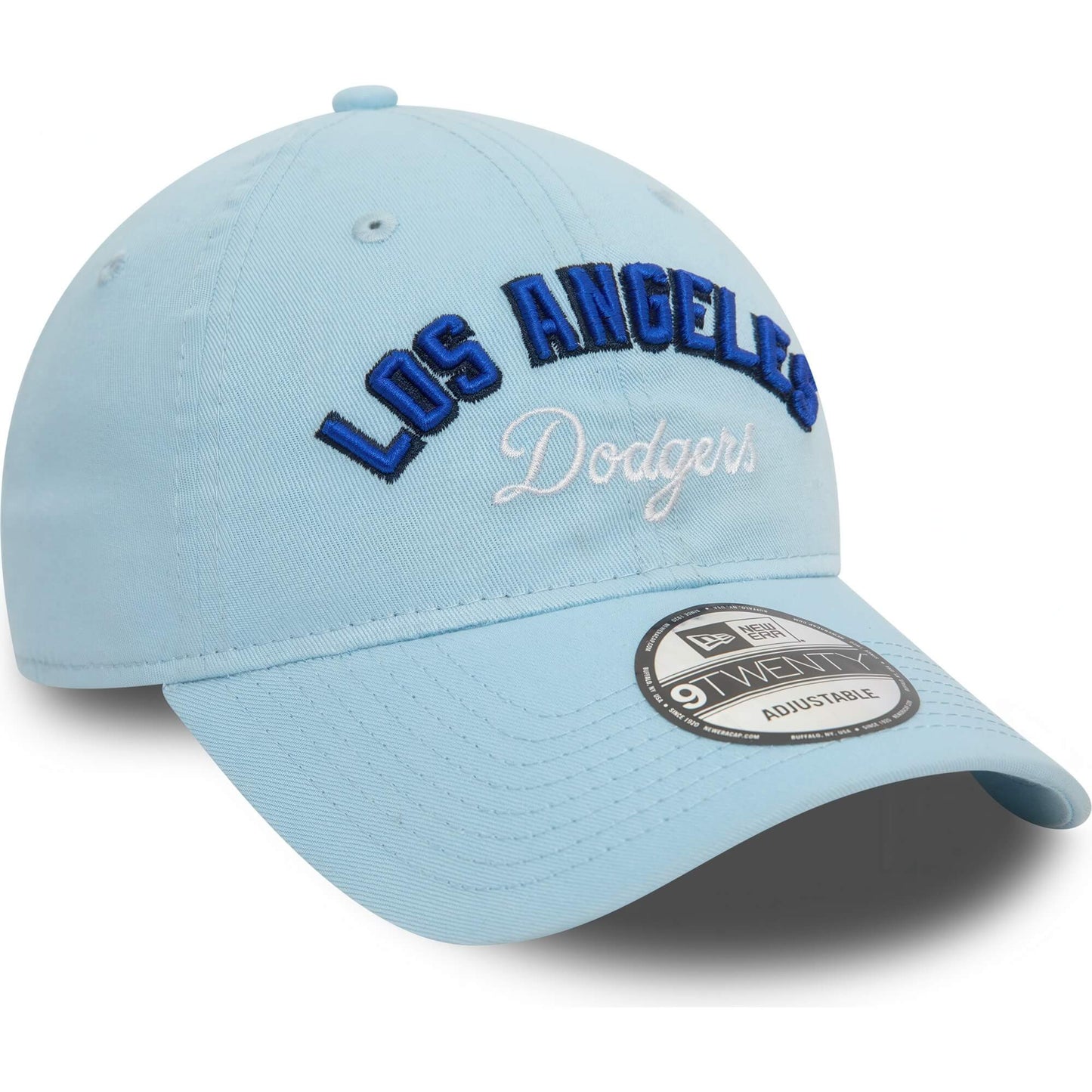 Šiltovka New Era 920 LA Dodgers MLB Wordmark Pastel Blue 9TWENTY Adjustable Cap bledomodrá