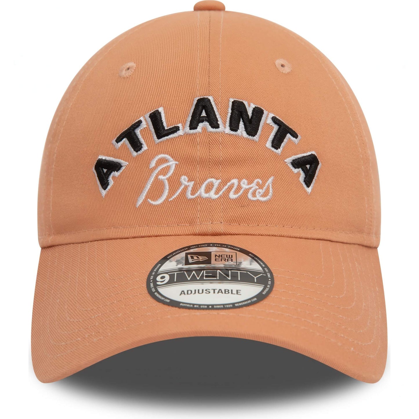 Šiltovka New Era 920 Atlanta Braves MLB Wordmark Brown 9TWENTY Adjustable Cap hnedá