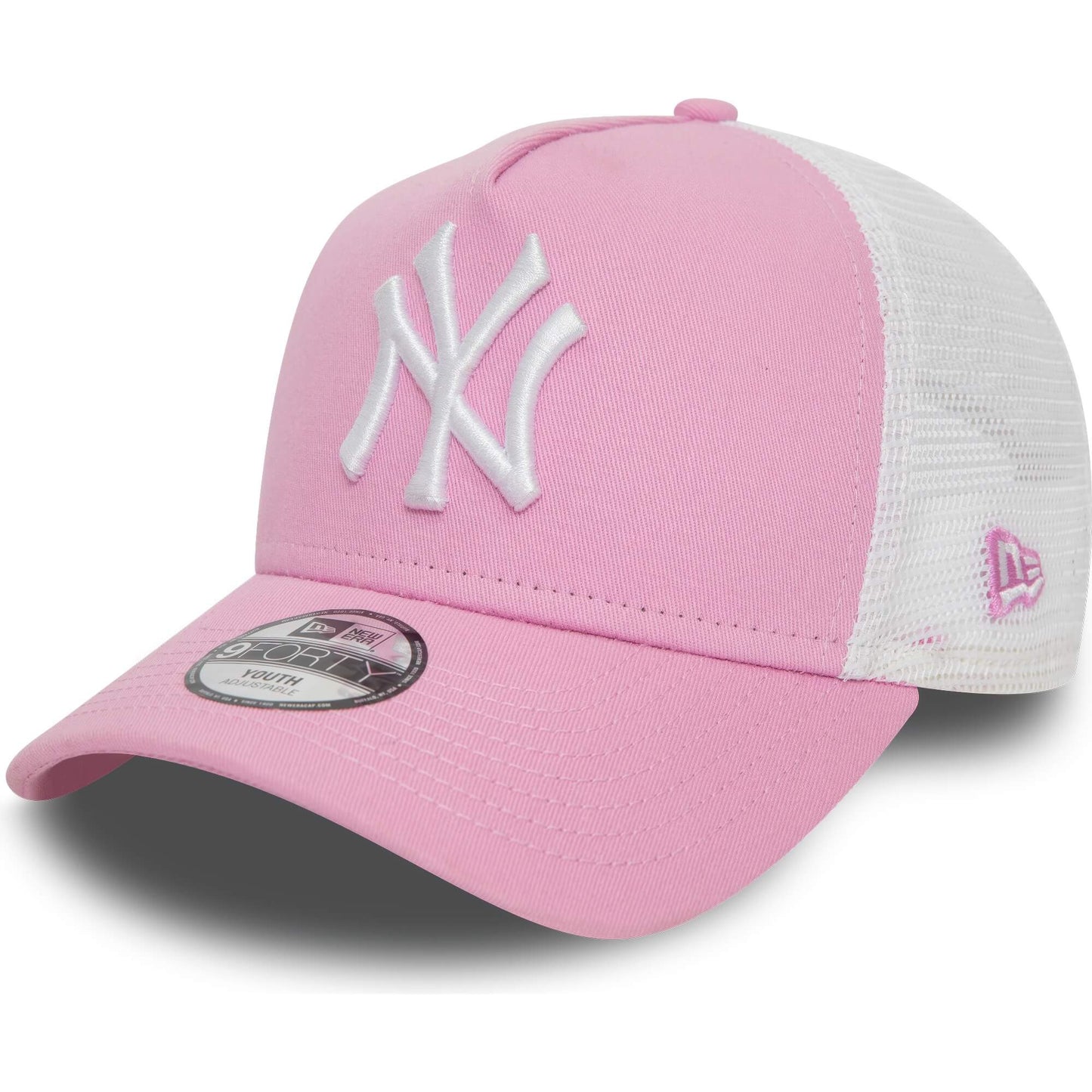 New Era 940K AF TRUCKER MLB New York Yankees Youth League Essential Pink Trucker Cap Pink