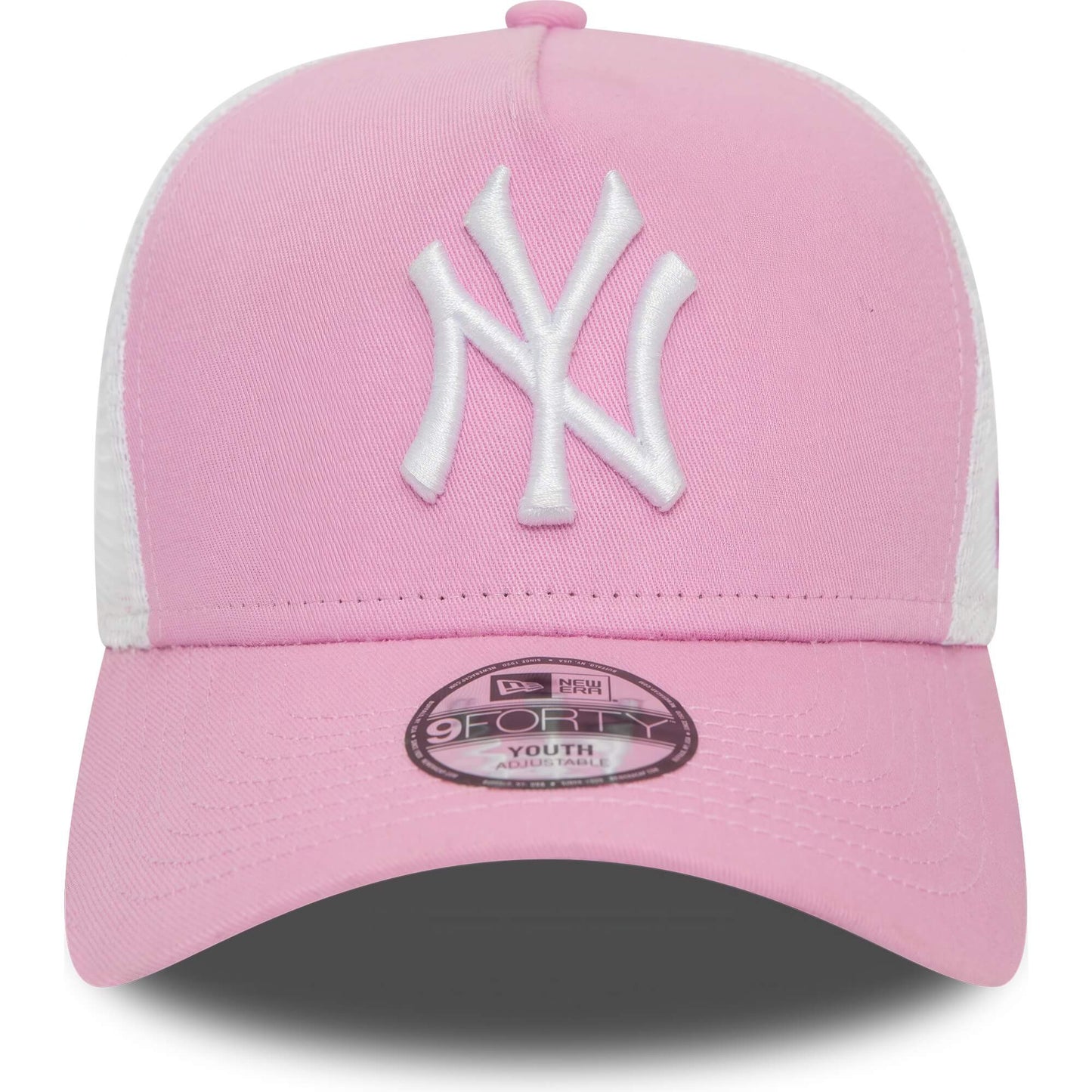 New Era 940K AF TRUCKER MLB New York Yankees Youth League Essential Pink Trucker Cap Pink