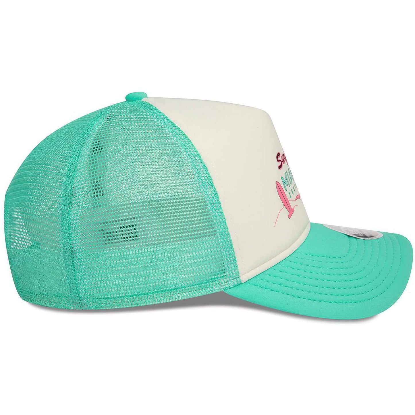 Dámska šiltovka New Era 940W AF TRUCKER Womens Foam Front Mint E-Frame Trucker Cap bledozelená