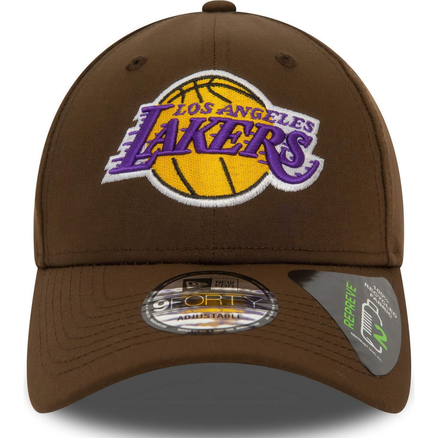 Šiltovka New Era 940 LA Lakers NBA Repreve Brown 9FORTY Adjustable Cap hnedá