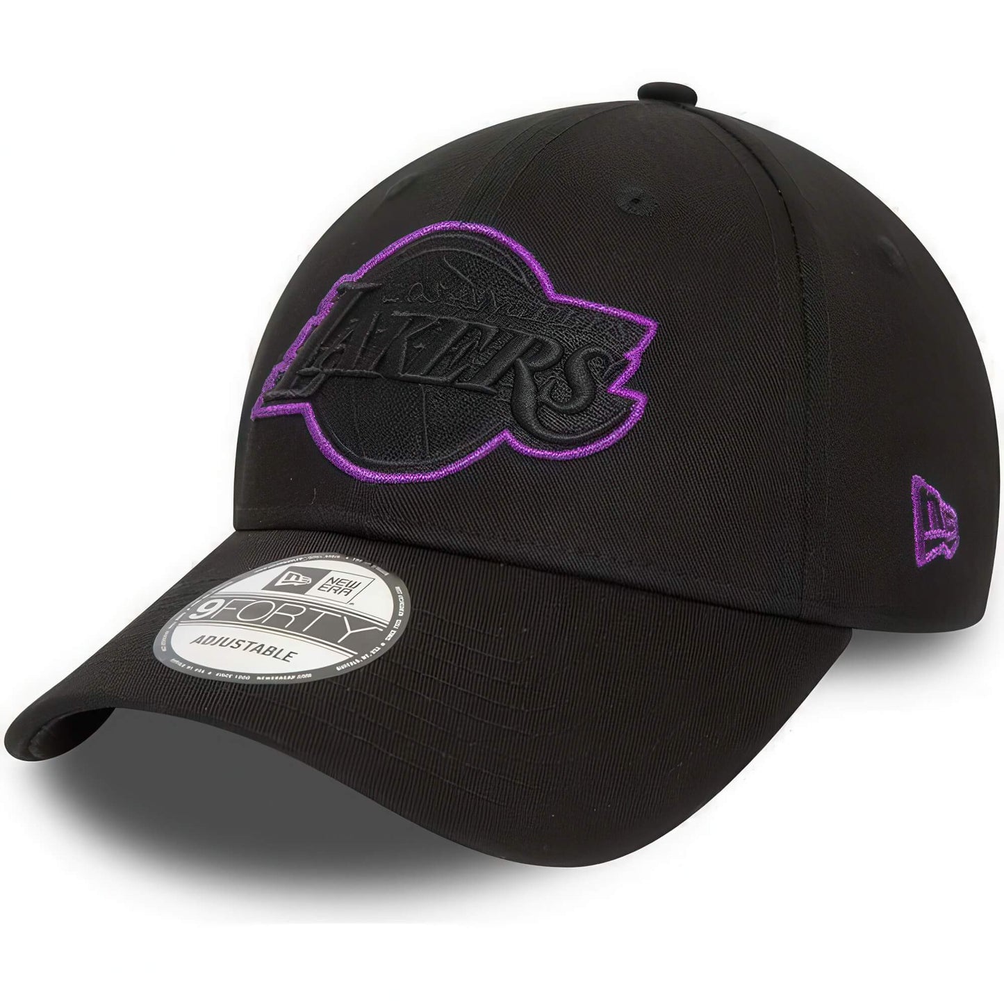 Šiltovka New Era 940 NBA LA Lakers Metallic Outline Black 9FORTY Adjustable Cap čierna