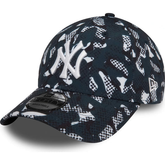 Šiltovka New Era 940 New York Yankees MLB Seasonal Print Navy 9FORTY Adjustable Cap tmavomodrá