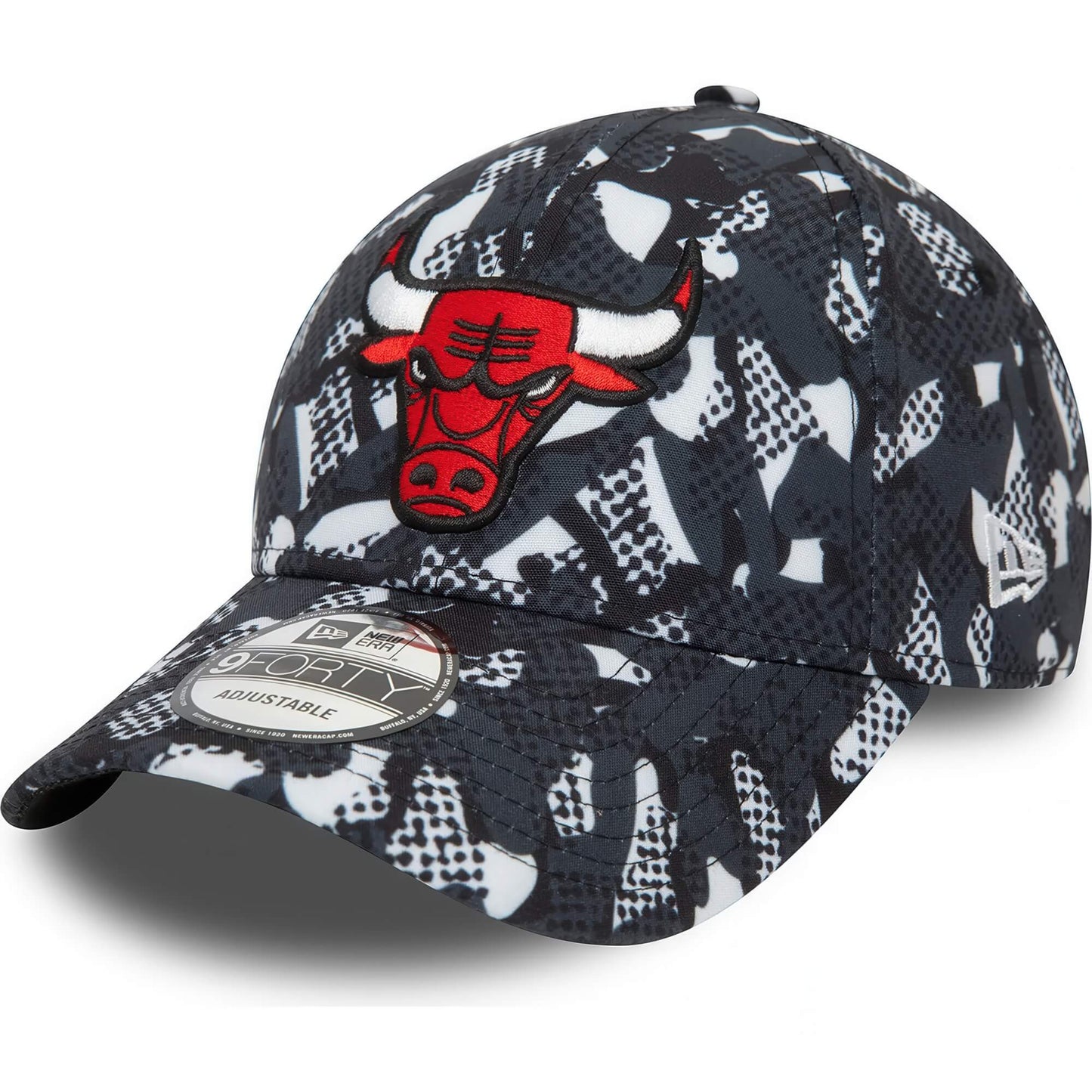 Šiltovka New Era 940 Chicago Bulls NBA Seasonal Print Black 9FORTY Adjustable Cap čierna