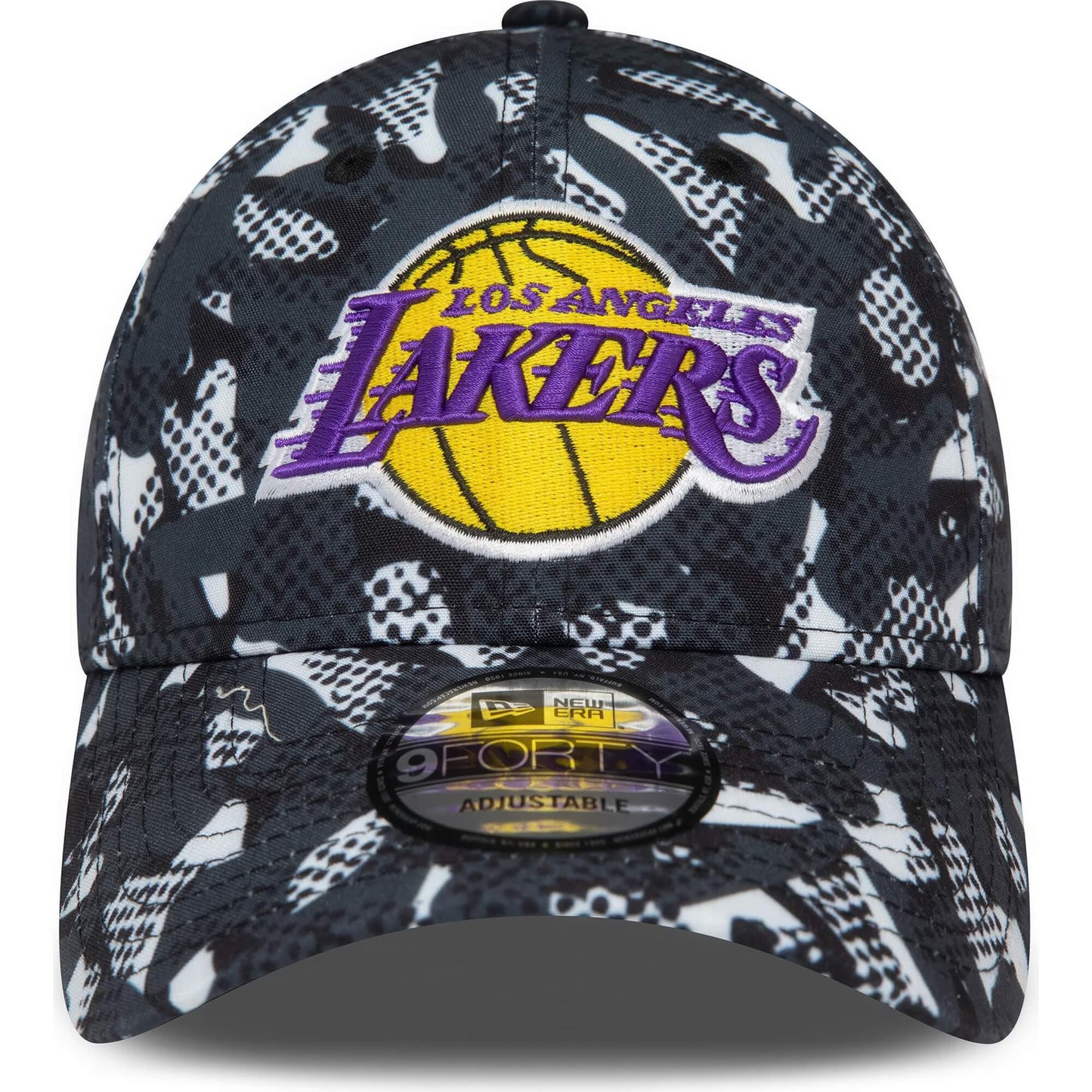 Šiltovka New Era 940 LA Lakers NBA Seasonal Print Black 9FORTY Adjustable Cap čierna