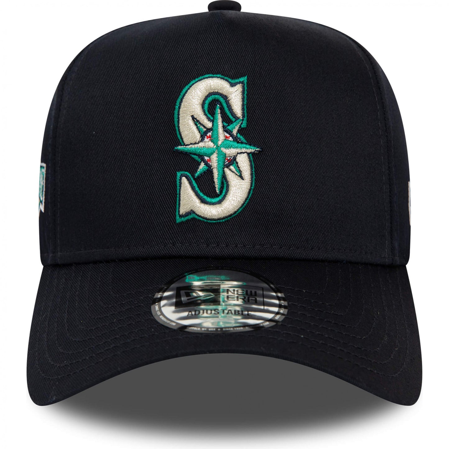 Šiltovka New Era 940 MLB Seattle Mariners World Series Patch Navy 9FORTY E-Frame Adjustable Cap tmavomodrá