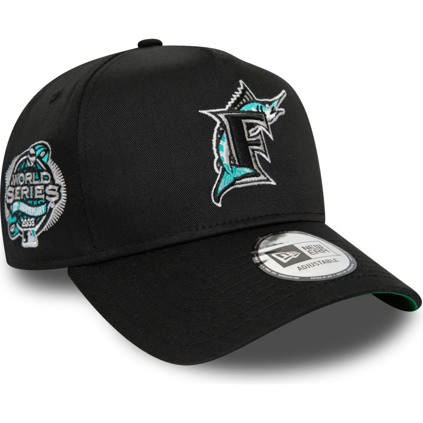 Šiltovka New Era 940 MLB Miami Marlins World Series Patch Black 9FORTY A-Frame Adjustable Cap čierna