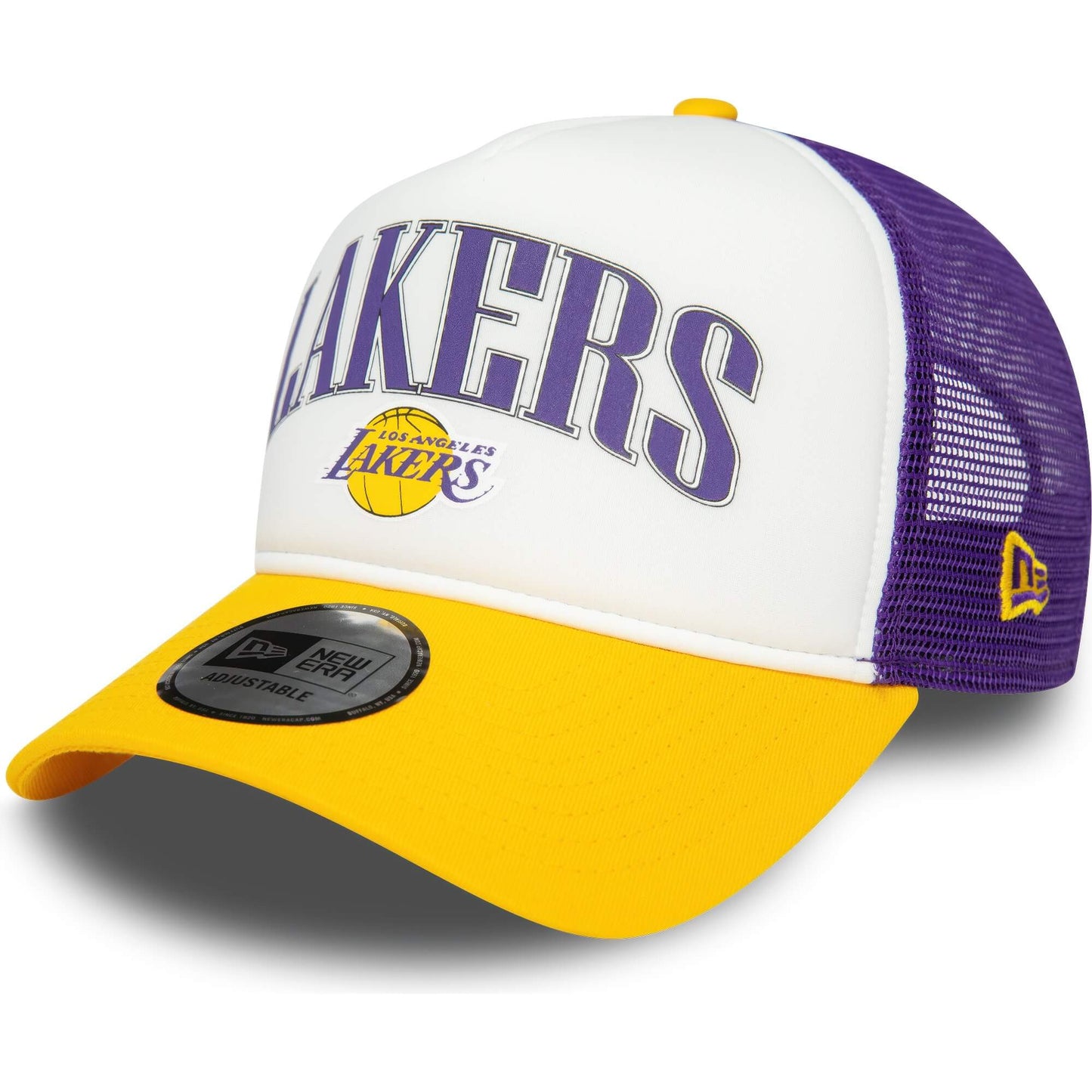 Šiltovka New Era 940 LA Lakers NBA Retro Purple E-Frame Trucker Cap fialová