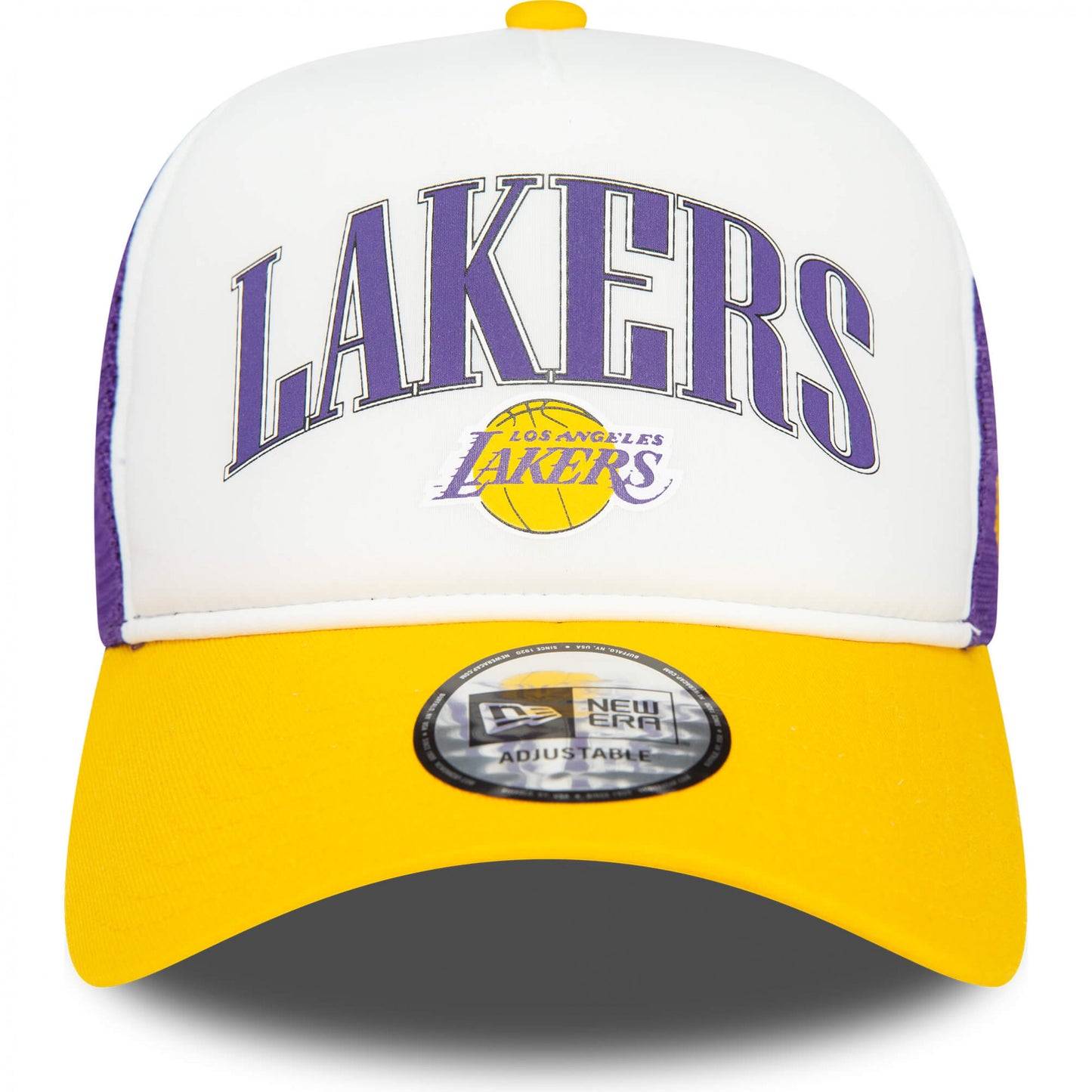 Šiltovka New Era 940 LA Lakers NBA Retro Purple E-Frame Trucker Cap fialová