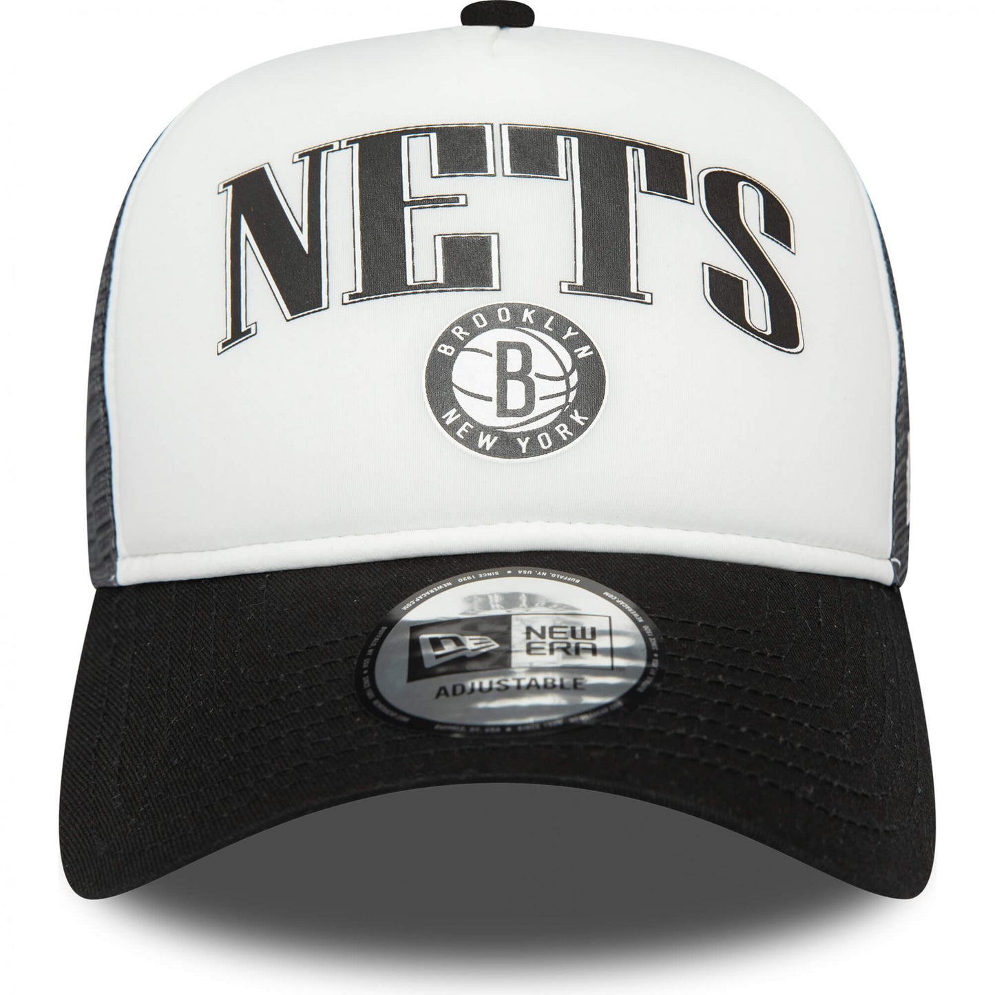 Šiltovka New Era 940 Brooklyn Nets NBA Retro Grey E-Frame Trucker Cap šedá