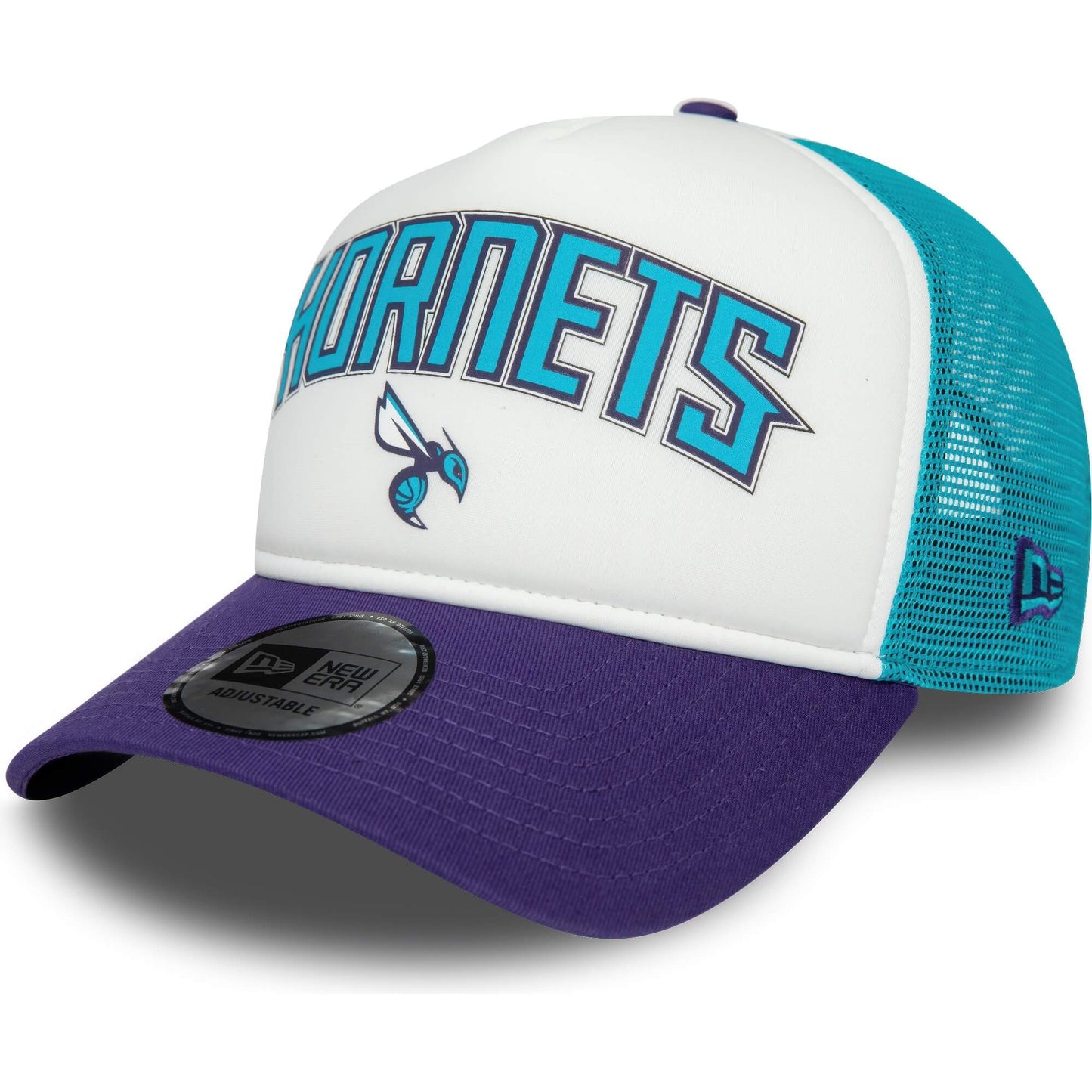 Šiltovka New Era 940 Charlotte Hornets NBA Retro Blue E-Frame Trucker Cap modrá