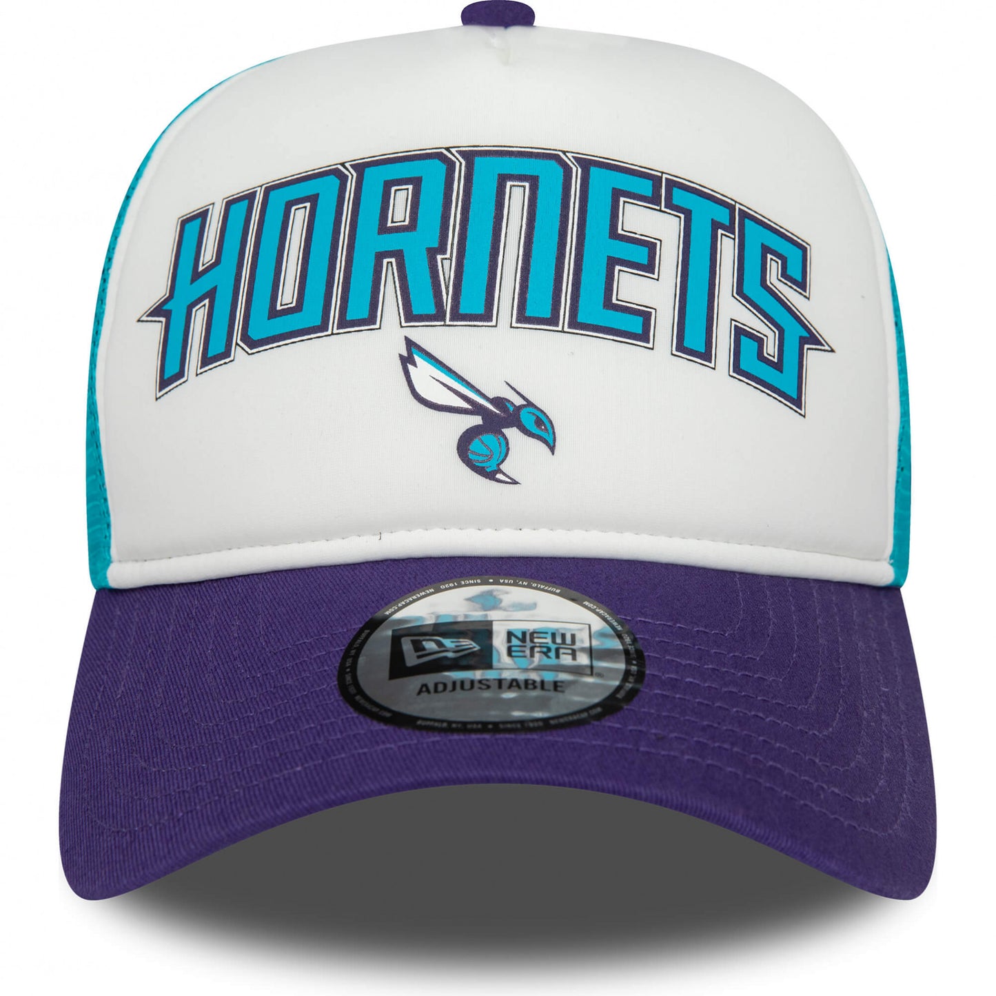 Šiltovka New Era 940 Charlotte Hornets NBA Retro Blue E-Frame Trucker Cap modrá