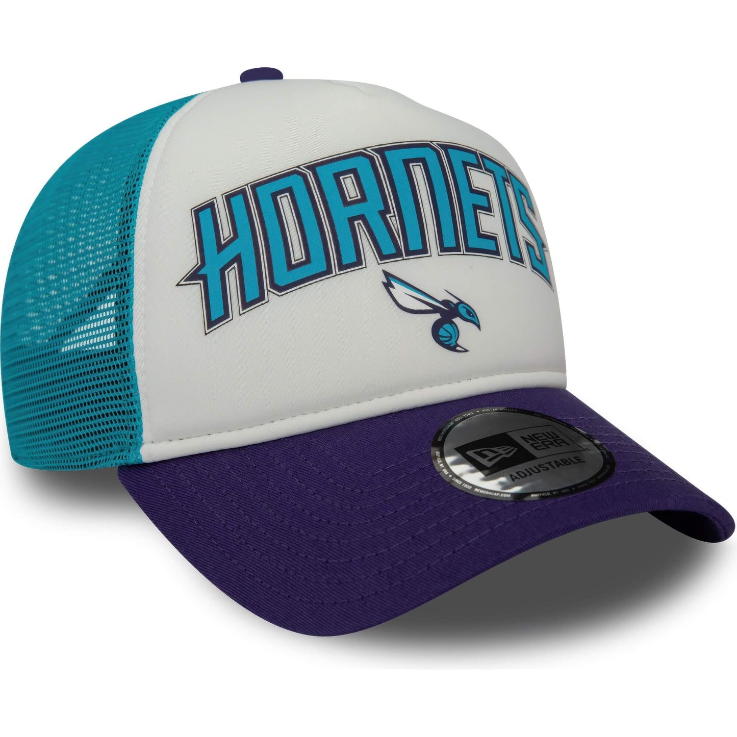 Šiltovka New Era 940 Charlotte Hornets NBA Retro Blue E-Frame Trucker Cap modrá