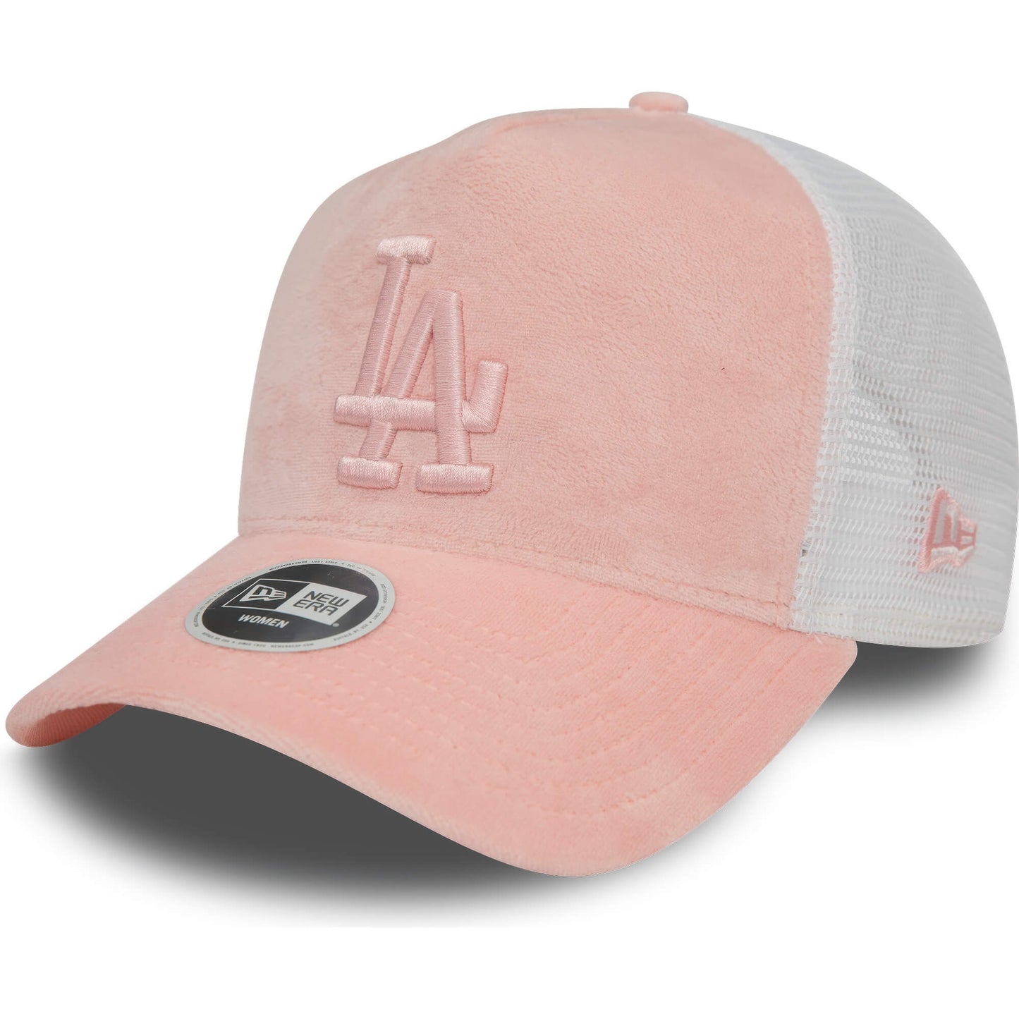 Dámska šiltovka New Era 940W MLB LA Dodgers Womens Velour Pink A-Frame Trucker Cap ružová