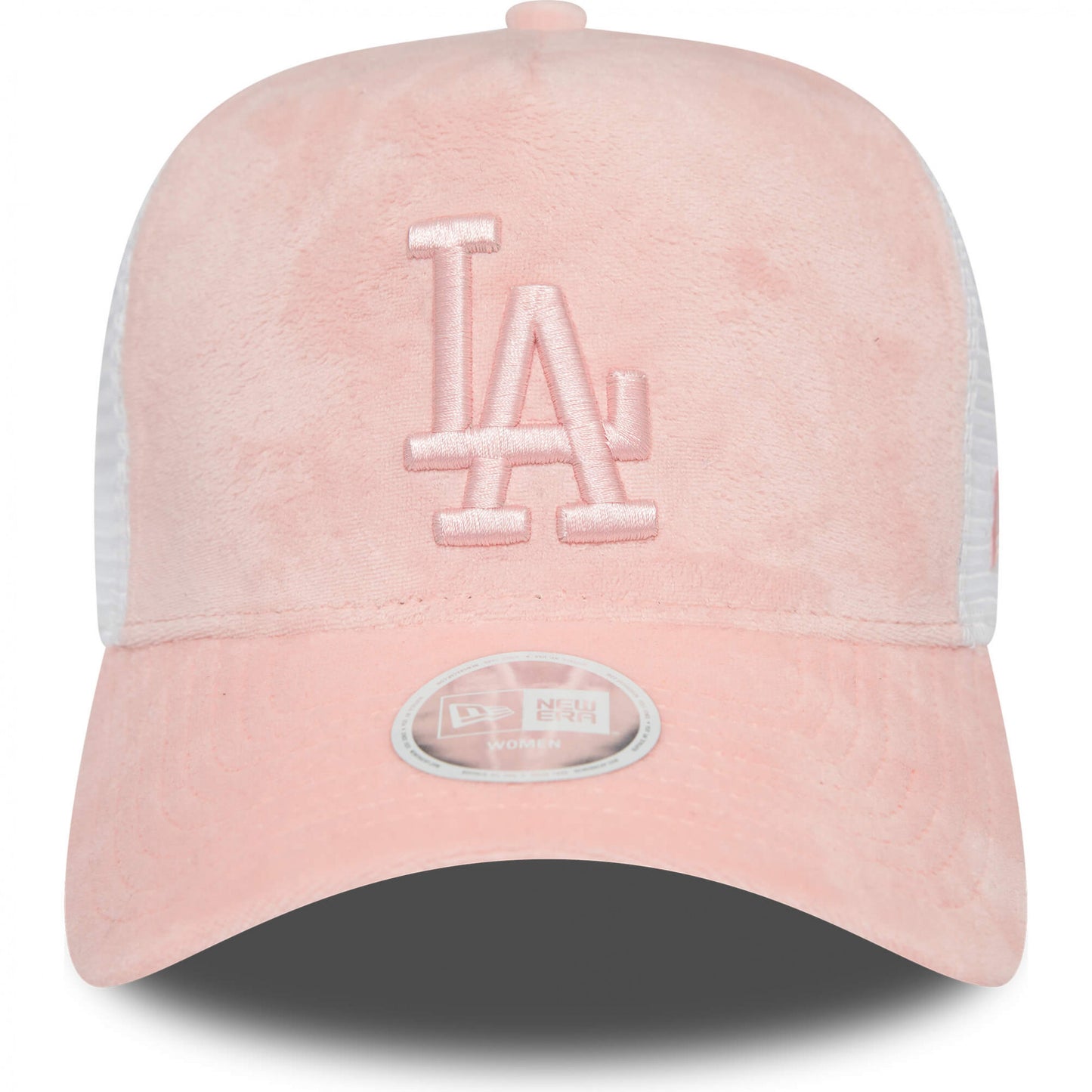 Dámska šiltovka New Era 940W MLB LA Dodgers Womens Velour Pink A-Frame Trucker Cap ružová