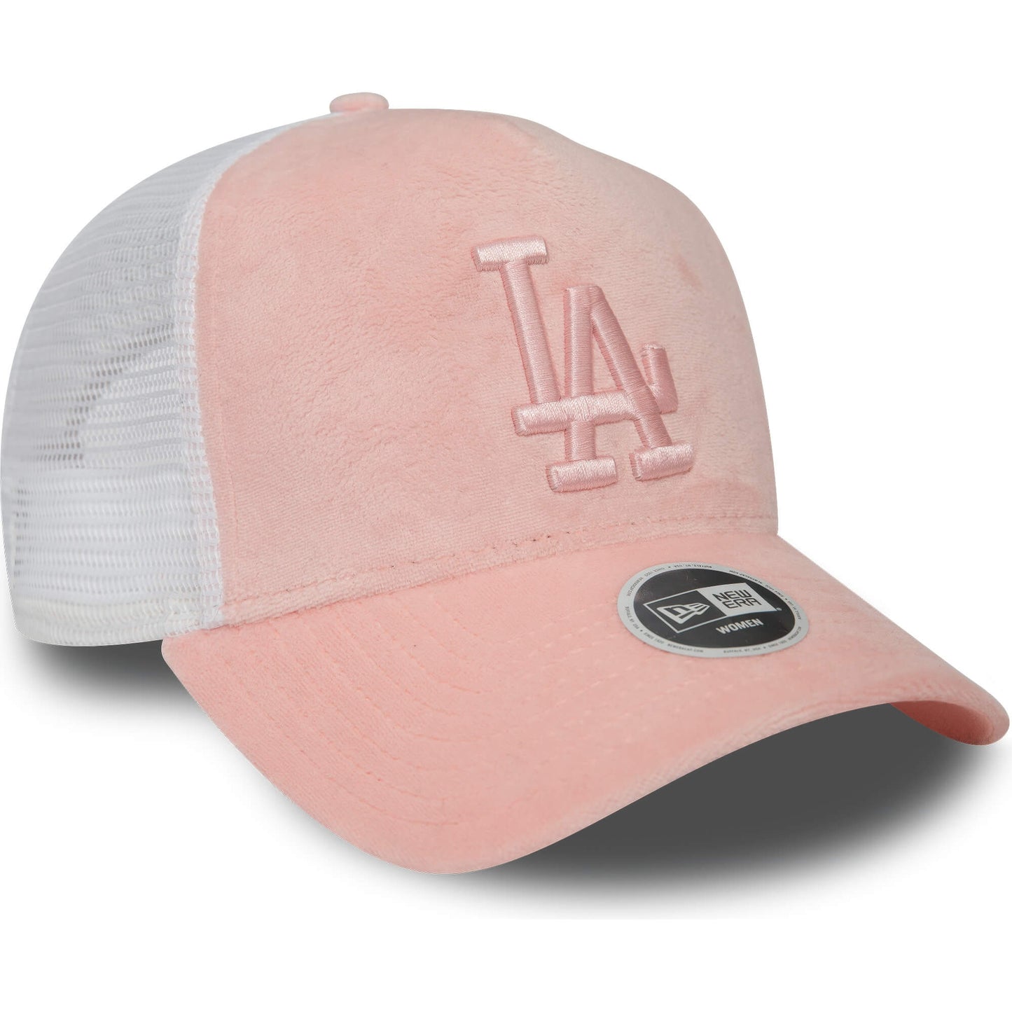 Dámska šiltovka New Era 940W MLB LA Dodgers Womens Velour Pink A-Frame Trucker Cap ružová