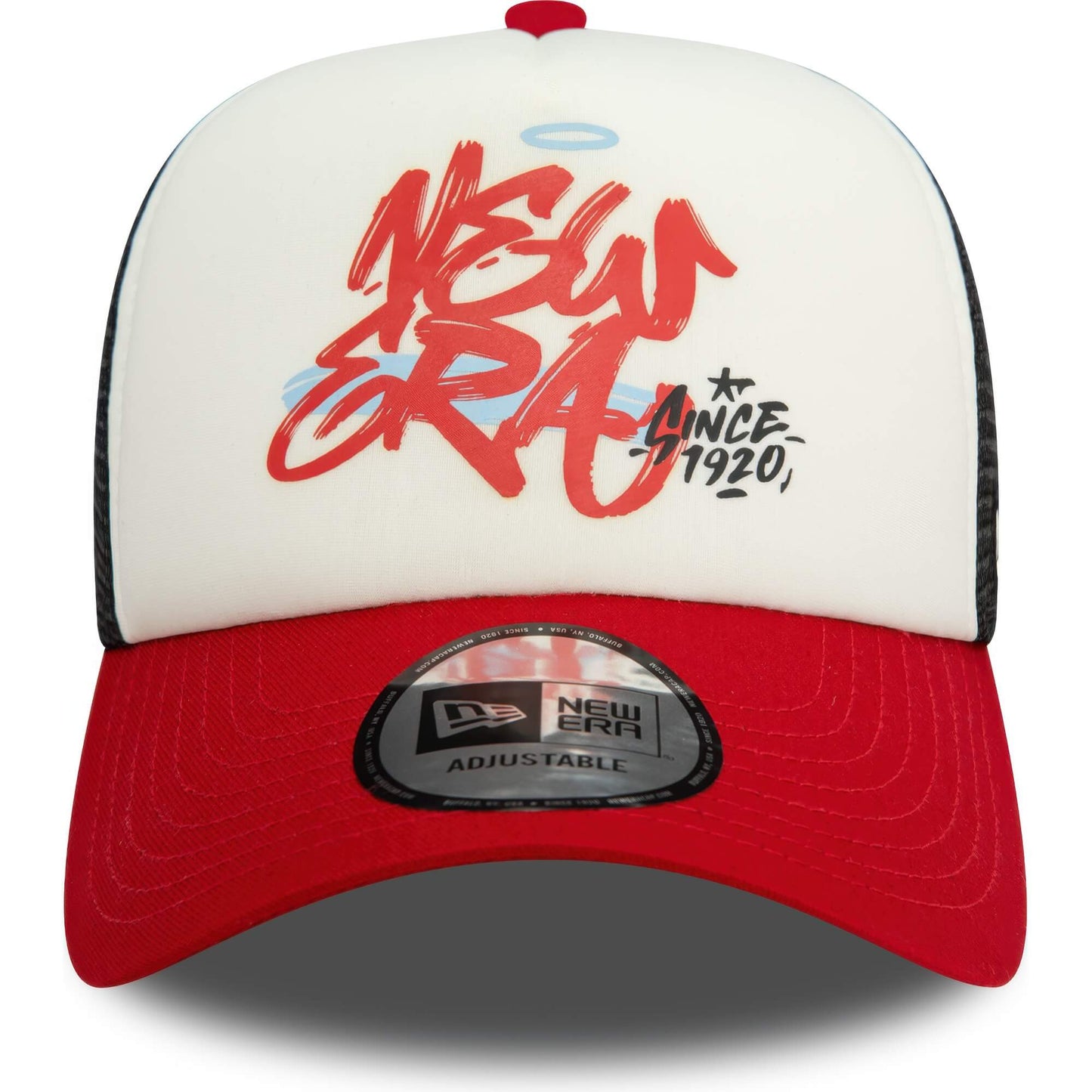 Detská šiltovka New Era 940K Af Trucker Youth Graffiti Red A-Frame Trucker Cap červená