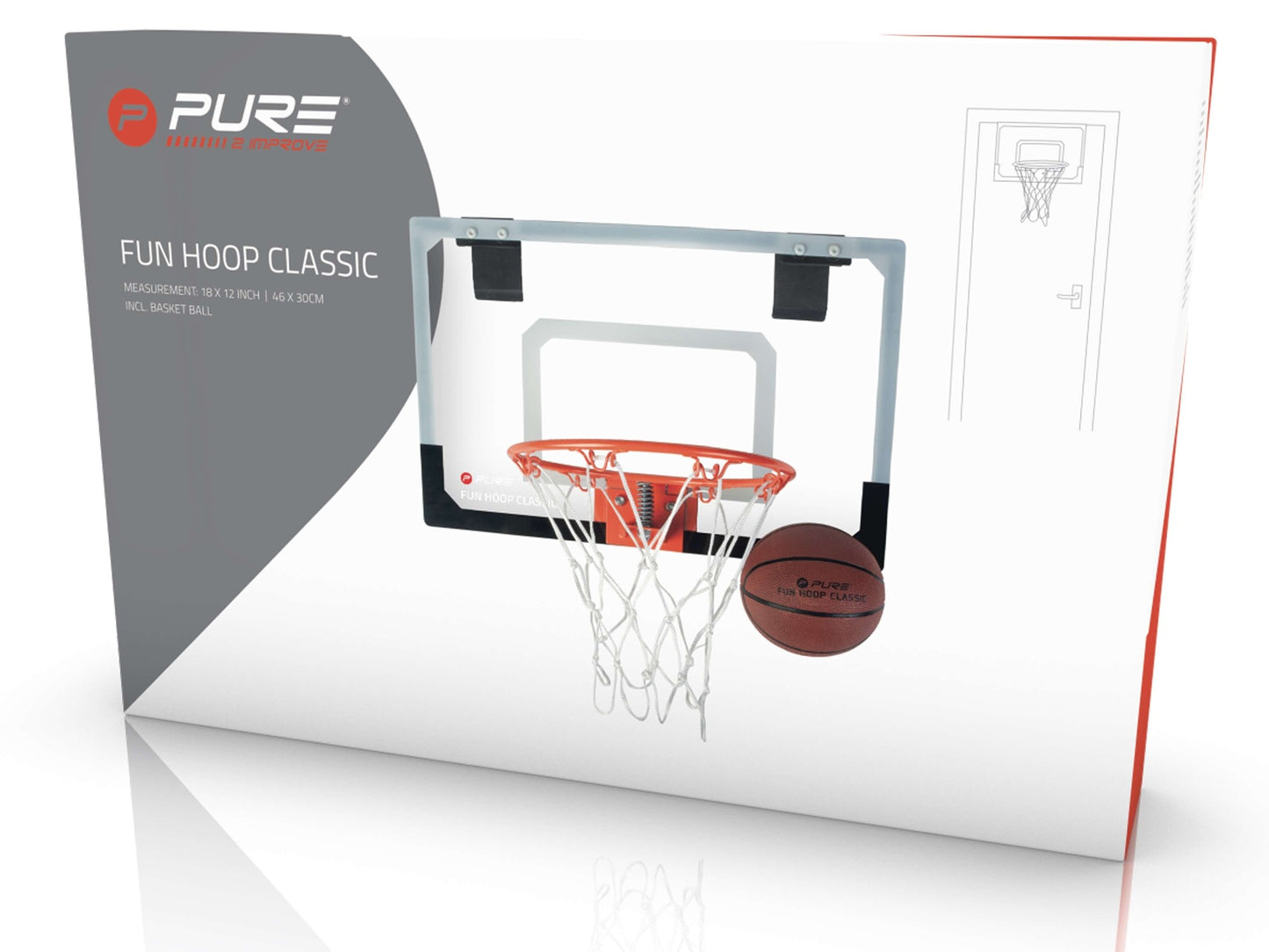 PURE2IMPROVE FUN HOOP CLASSIC (46x30 cm)