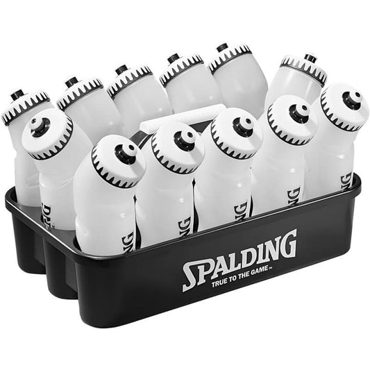 Stojan na fľaše Spalding Water Bottle Holder (pre 12 fliaš) čierny