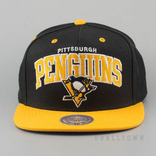 Mitchell & Ness Vintage Team Arch Snapback NHL - Pittsburgh Penguins Black/Yellow