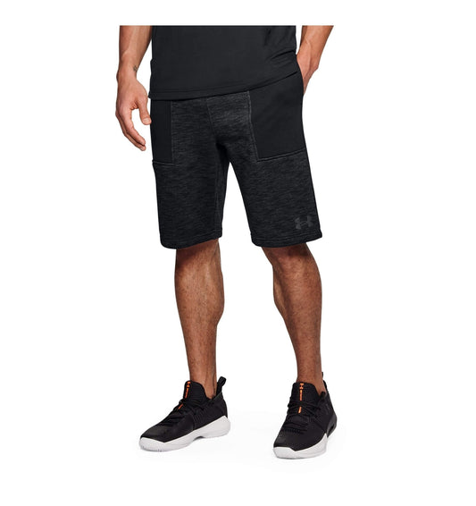 Under Armour Baseline Fleece Basketball Shorts Black