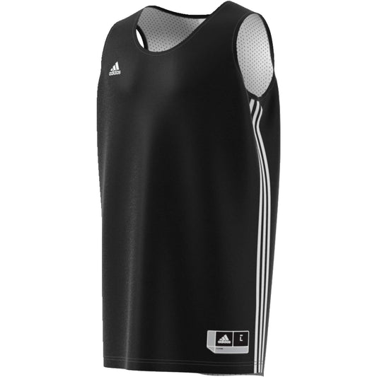 Obojstranné basketbalové tielko Adidas Basketball Shirt Practice Reversible čierno-biele