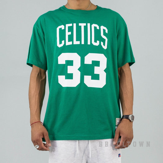 MITCHELL & NESS NBA TRADITIONAL TEE BOSTON CELTICS / LARRY BIRD No. 33 - KELLY GREEN