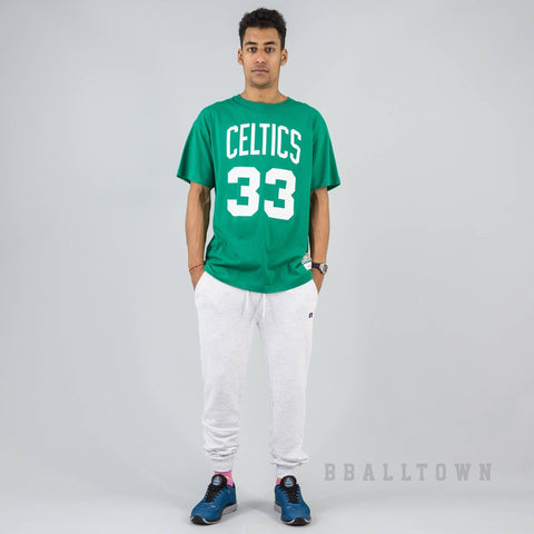 Mitchell & Ness Boston Celtics Larry Bird 33 Mens T-Shirt BMTRKT18007  BCEKYGNLBI
