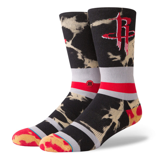 Stance Nba Rockets Acid Wash Red