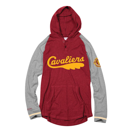 Mitchell & Ness Slugfest Lightwieght Hoody Cleveland Cavaliers Burgundy