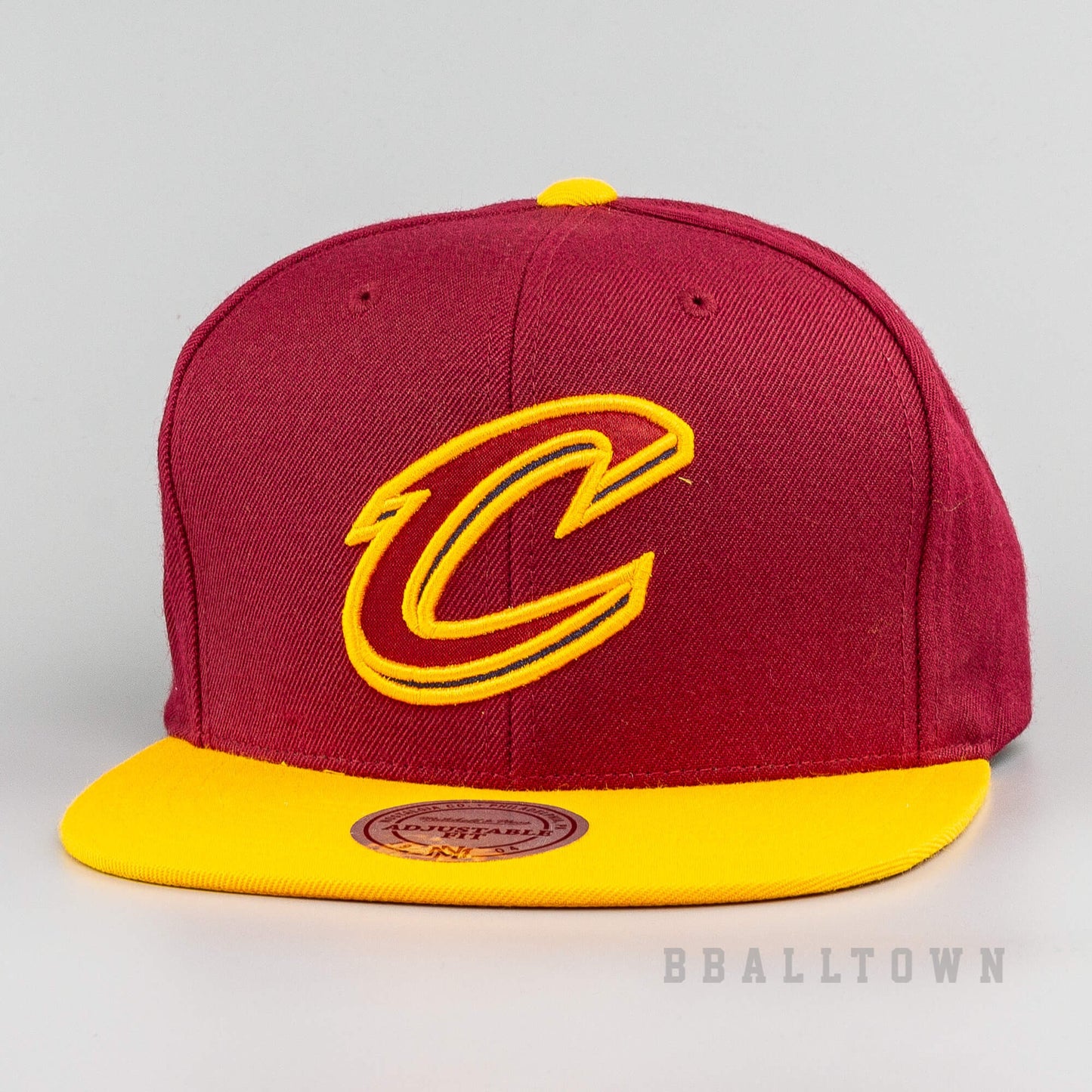 Mitchell & Ness Nba Satin Fused Snapback Cleveland Cavaliers Maroon