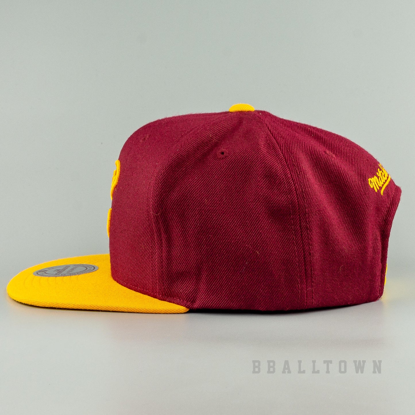 Mitchell & Ness Nba Satin Fused Snapback Cleveland Cavaliers Maroon