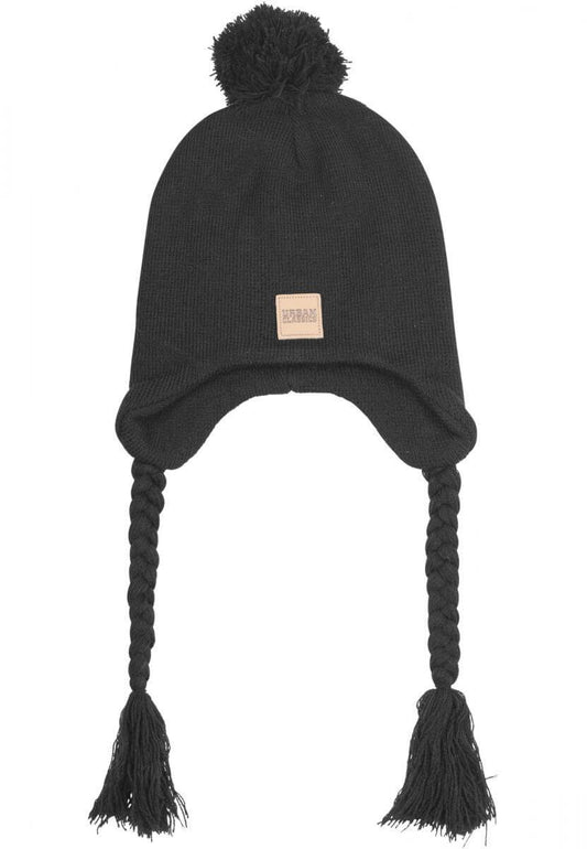 Urban Classics Pompom Knit Beanie Black