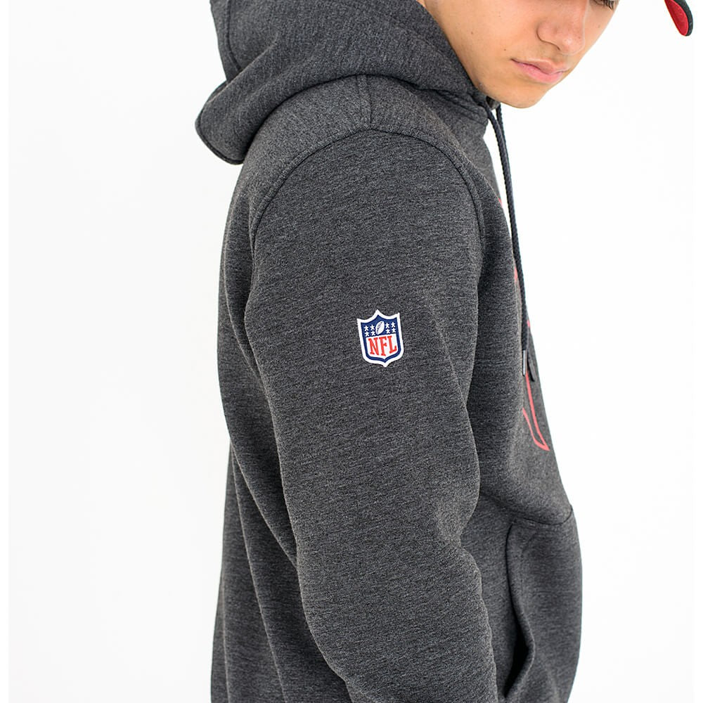 Mikina s kapucňou New Era Mikina NFL Fan Pack Hoody Atlanta Falcons tmavošedá