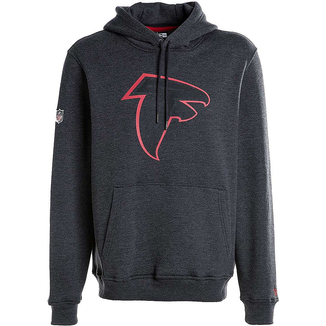 Mikina s kapucňou New Era Mikina NFL Fan Pack Hoody Atlanta Falcons tmavošedá