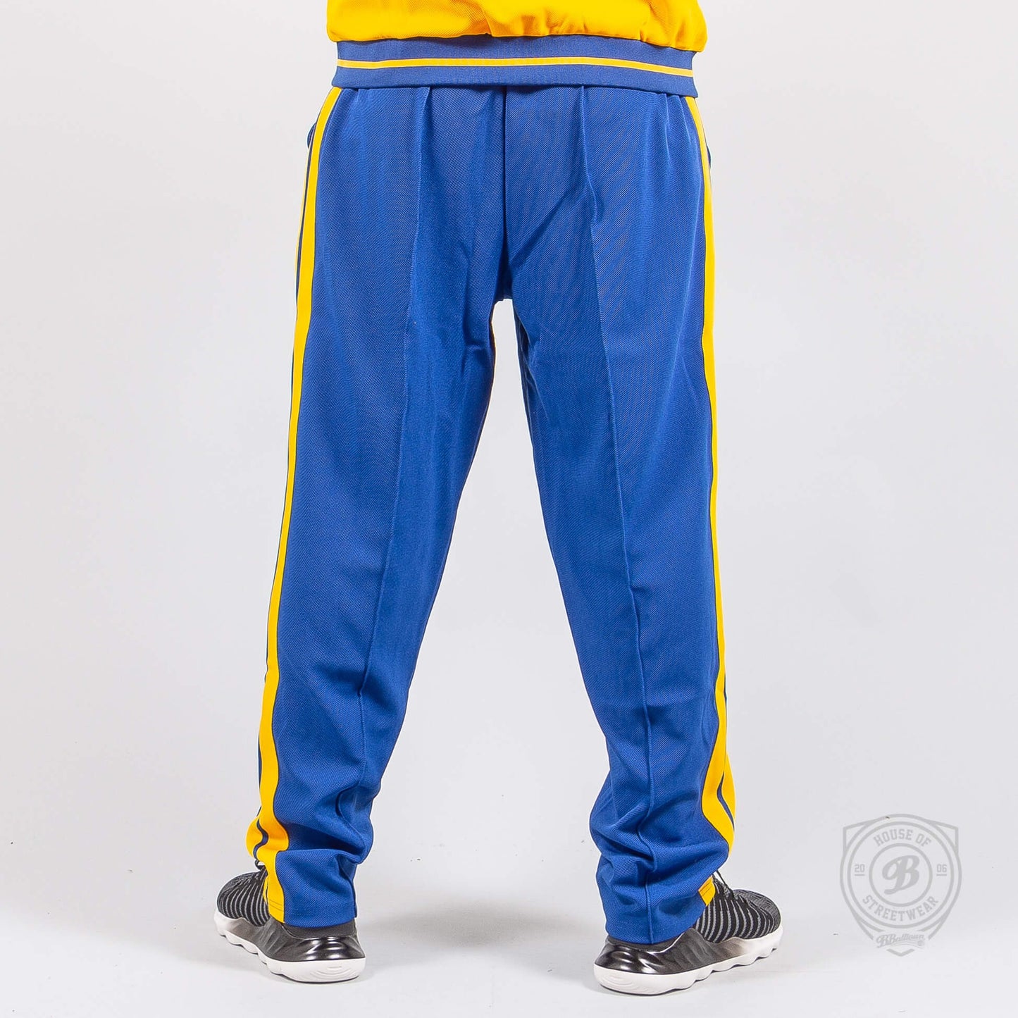 Russell Athletics Glamis-Striped Zip Off Track Pant