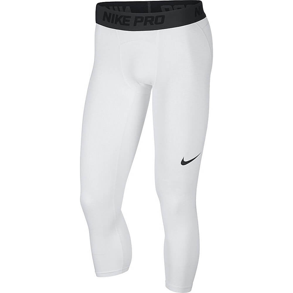 Legíny Nike Pro Men'S 3/4 Basketball Tights biele