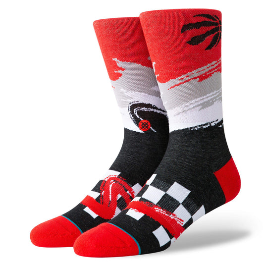 Ponožky Stance NBA Crew Toronto Raptors Wave Racer čierne/červené